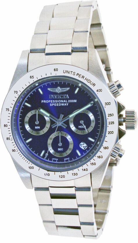 Herreklokke 14382 Speedway Blå/Stål Ø39.5 mm