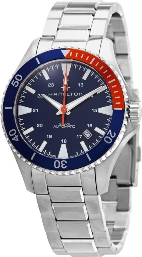 Herreklokke H82365141 Khaki Navy Blå/Stål Ø40 mm