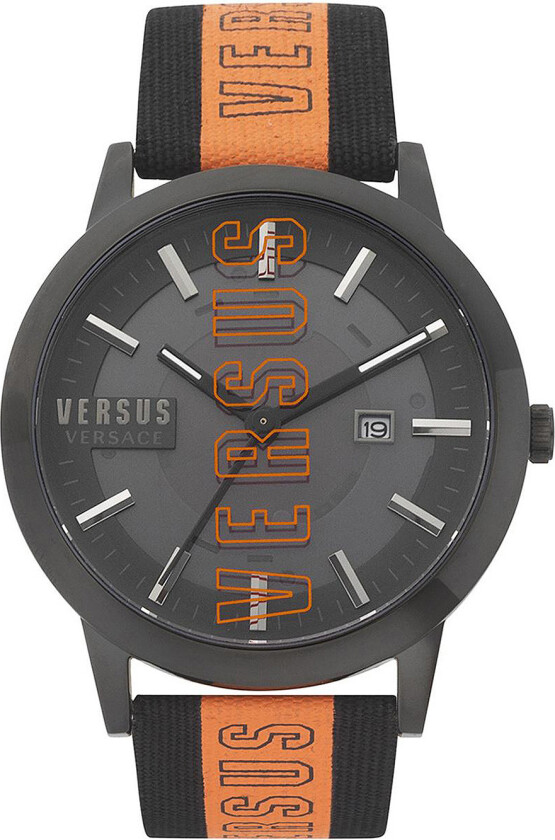 Herreklokke VSPHN0220 Barbes Grå/Lær Ø44 mm