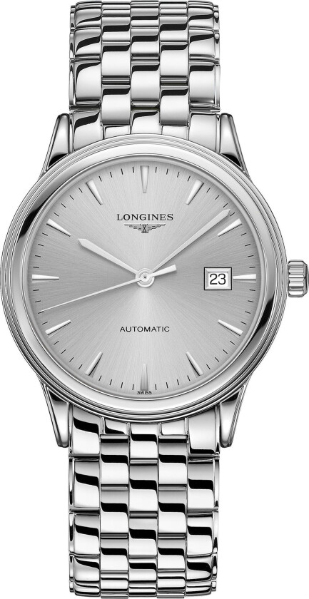 Herreklokke L4.984.4.72.6 Flagship Sølvfarget/Stål Ø40 mm