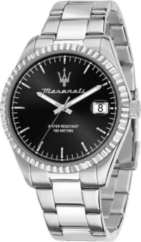 Herreklokke R8853100028 Competizione Sort/Stål Ø43 mm
