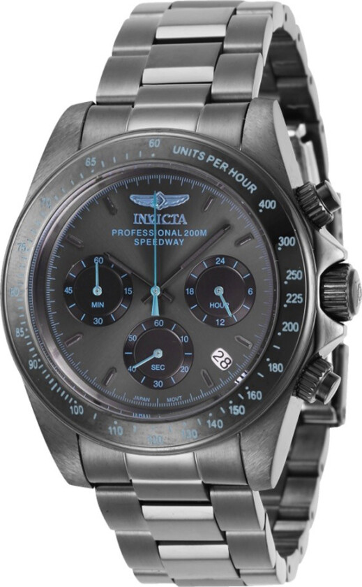 Herreklokke 27772 Speedway Grå/Stål Ø39.5 mm