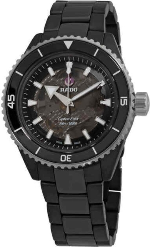 Herreklokke R32127152 Captain Cook Sort/Keramik Ø43 mm