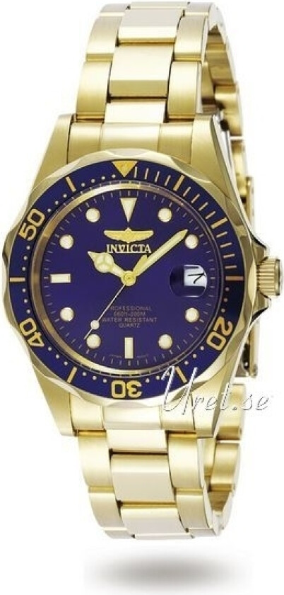 Herreklokke 8937 Pro Diver Blå/Gulltonet stål Ø39 mm