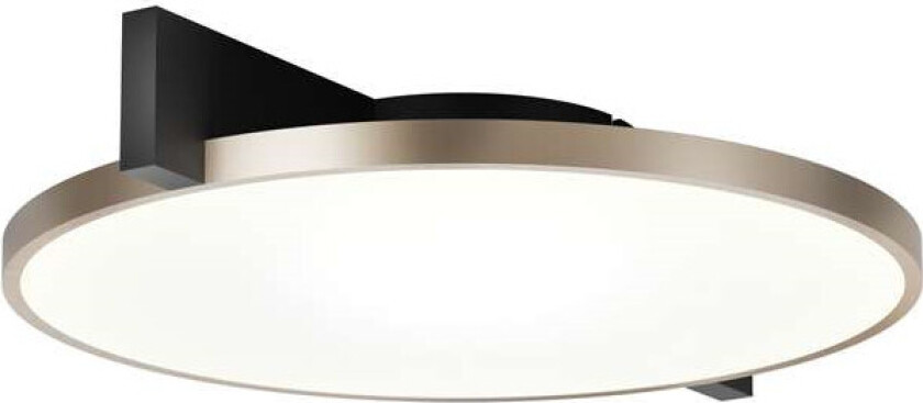 - Inlay Round C2 Taklampe Matt Black/Silver Gold