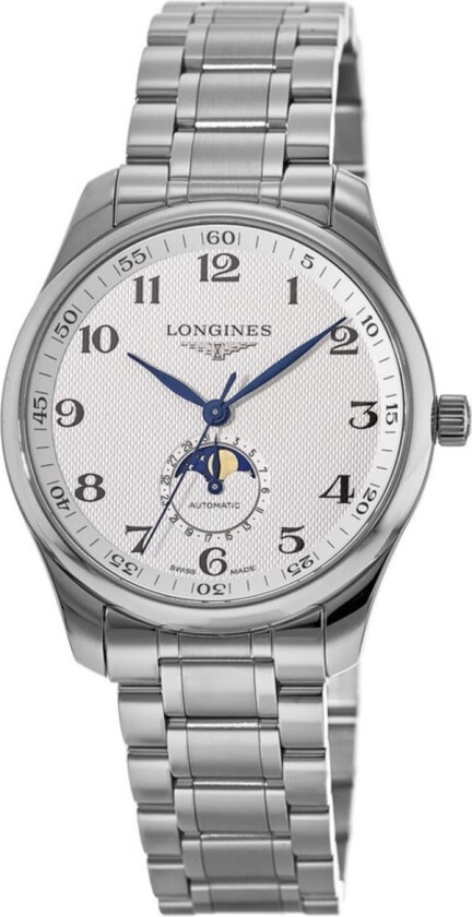 Herreklokke L2.919.4.78.6 Master Sølvfarget/Stål Ø42 mm