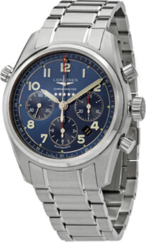 Herreklokke L3.820.4.93.6 Spirit Blå/Stål Ø42 mm