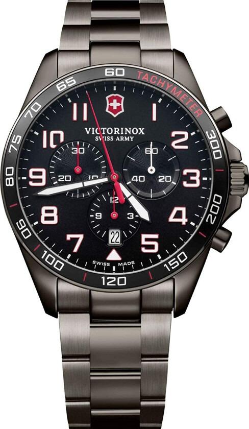 Herreklokke 241890 Fieldforce Sort/Stål Ø42 mm