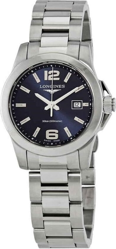 Dameklokke L3.376.4.96.6 Conquest Ladies Blå/Stål Ø29.5 mm