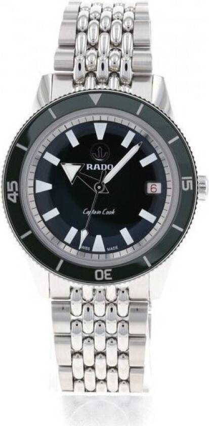 Dameklokke R32500323 Captain Cook Grønn/Stål Ø37 mm