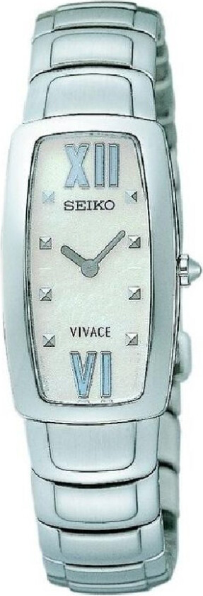 Dameklokke SUJ783 Hvit/Stål