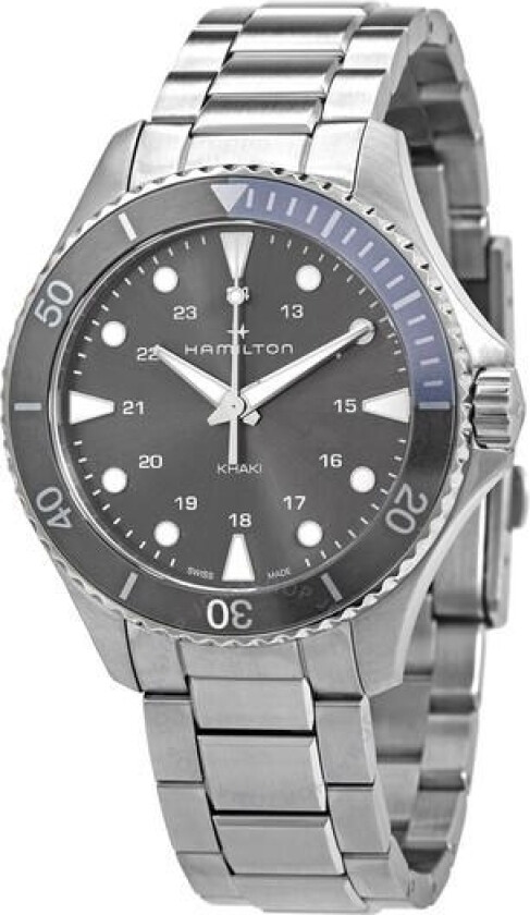 Herreklokke H82211181 Khaki Navy Grå/Stål Ø37 mm