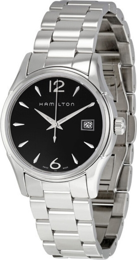 Dameklokke H32351135 Sort/Stål Ø34 mm