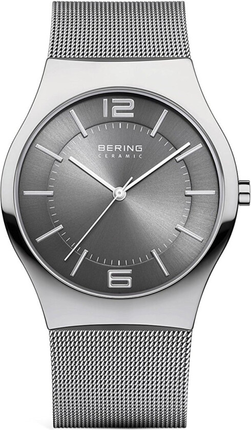 Herreklokke 32039-309 Ceramic Grå/Stål Ø39 mm