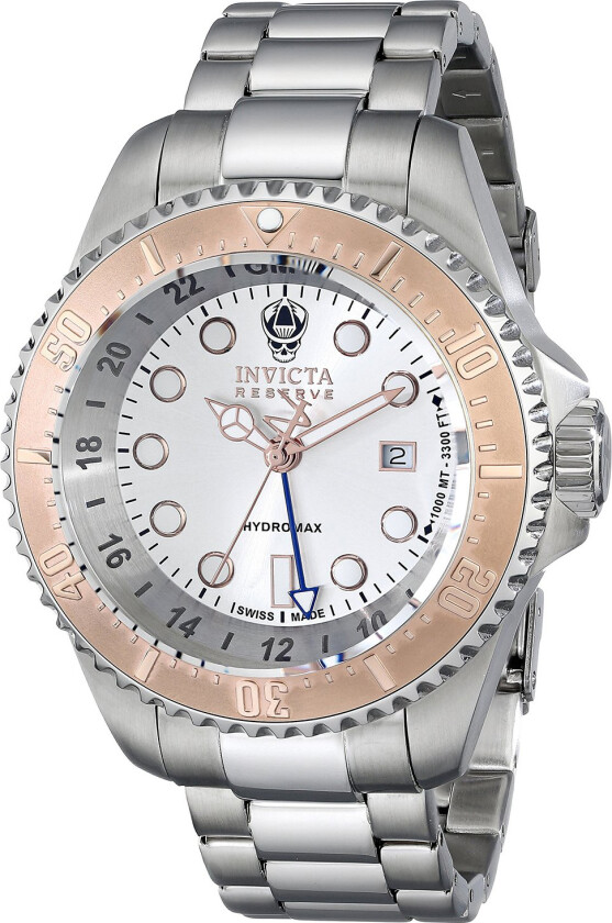 Herreklokke 16964 Reserve Sølvfarget/Stål Ø52 mm