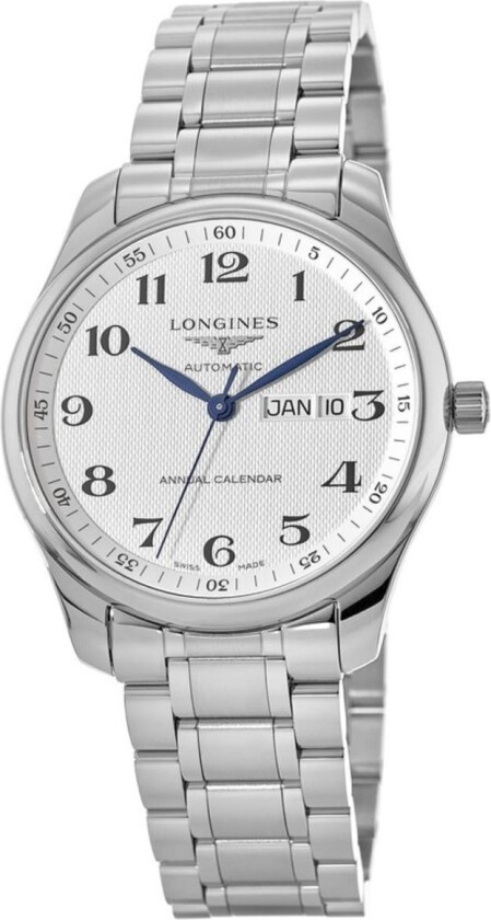 Herreklokke L2.920.4.78.6 Master Sølvfarget/Stål Ø42 mm