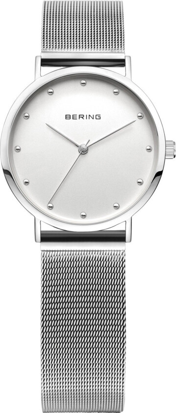 Dameklokke 13426-000 Classic Hvit/Stål Ø26 mm