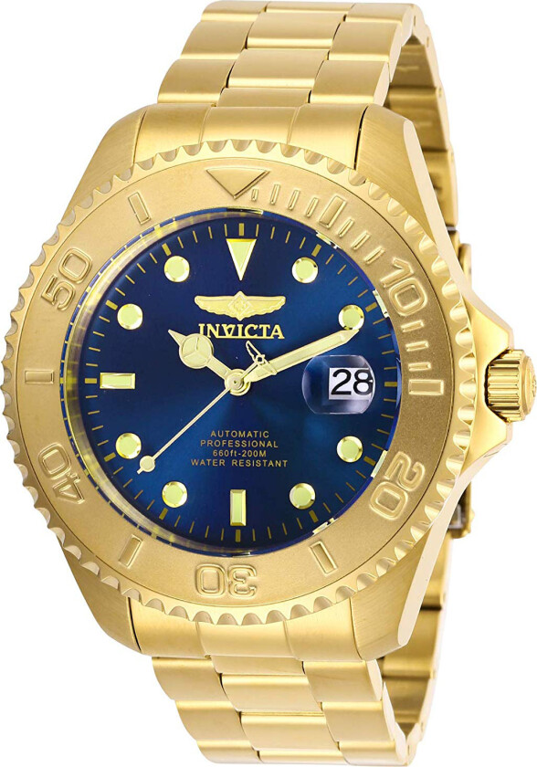 Herreklokke 28951 Pro Diver Blå/Gulltonet stål Ø47 mm