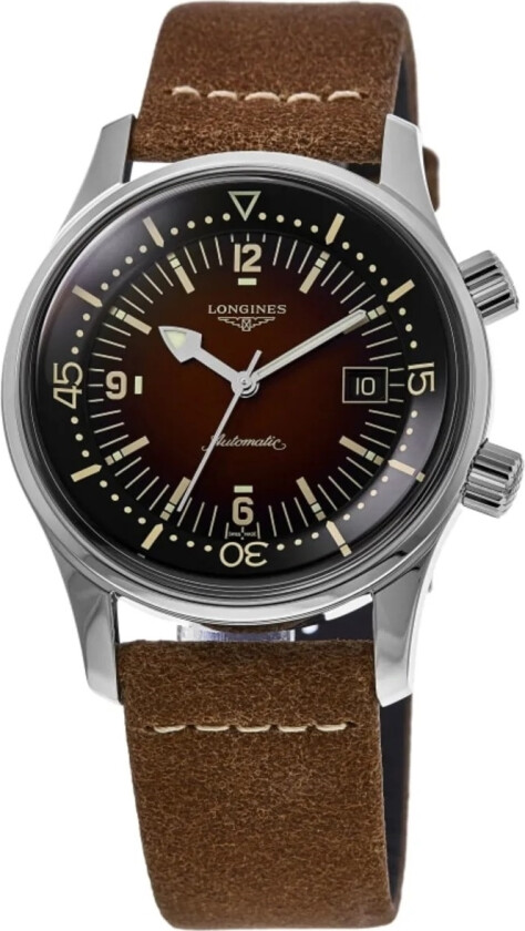 Herreklokke L3.774.4.60.2 Legend Diver Brun/Lær Ø42 mm