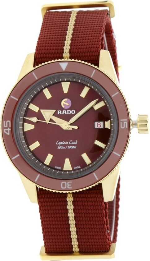 Herreklokke R32504407 Captain Cook Rød/Tekstil Ø42 mm