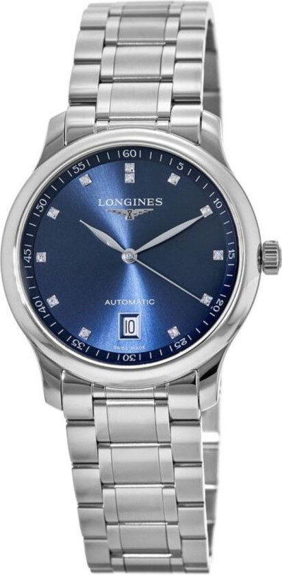 Herreklokke L2.628.4.97.6 Master Blå/Stål Ø38.5 mm