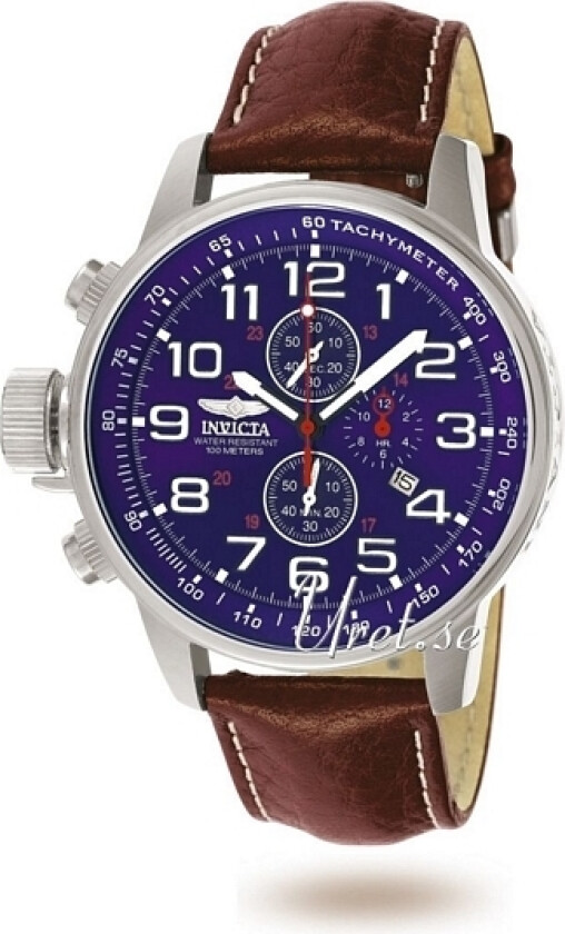 Herreklokke 3328 Force Blå/Lær Ø46 mm