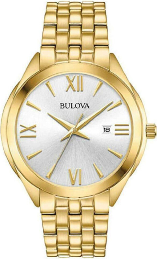 Herreklokke 97B180 Classic Sølvfarget/Gulltonet stål Ø41 mm