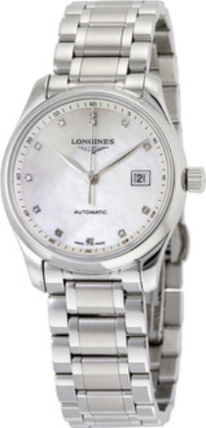Dameklokke L2.257.4.87.6 Master Hvit/Stål Ø29 mm
