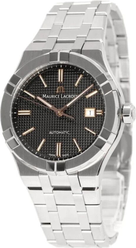 Herreklokke AI6008-SS002-331-1 Aikon Grå/Stål Ø42