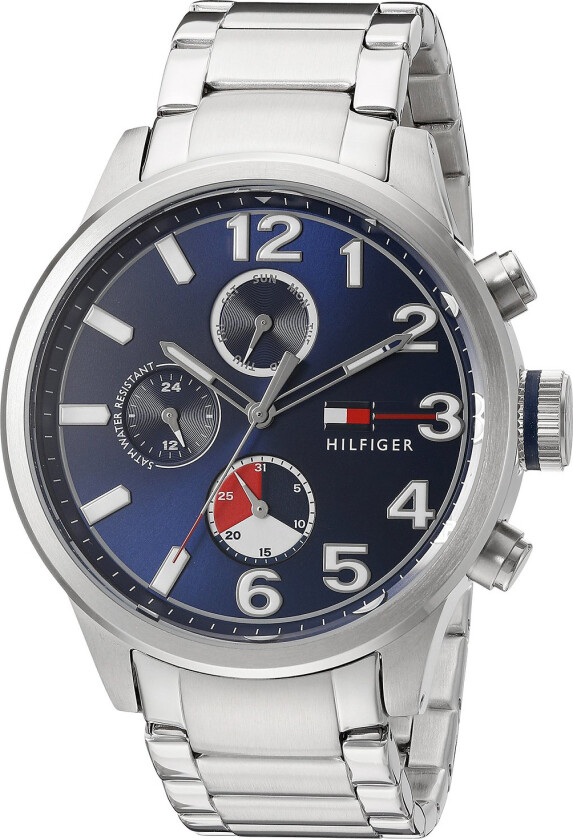 Herreklokke 1791242 Jackson Blå/Stål Ø44 mm