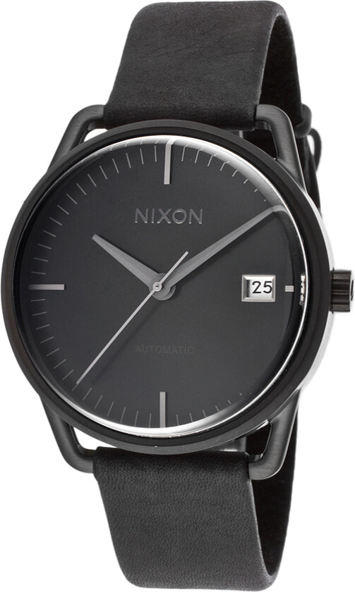 Dameklokke A19900100-00 The Mellor Sort/Lær Ø39 mm