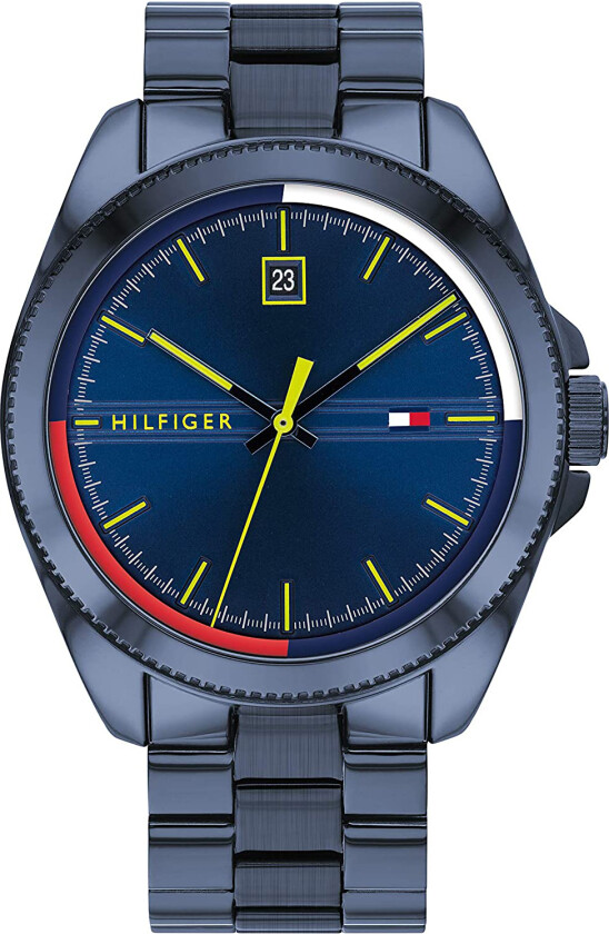 Herreklokke 1791689 Blå/Stål Ø44 mm