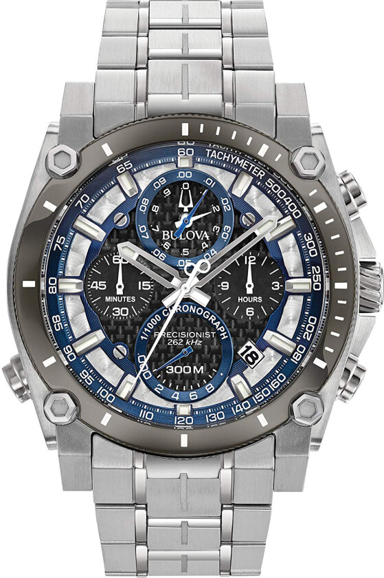 Herreklokke 98B316 Precisionist Sort/Stål Ø46.5 mm