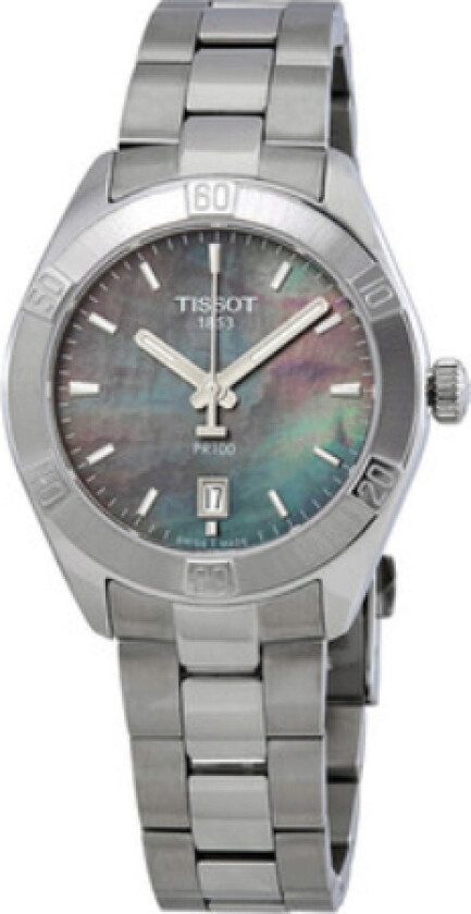 Dameklokke T101.910.11.121.00 Pr 100 Blå/Stål Ø36 mm
