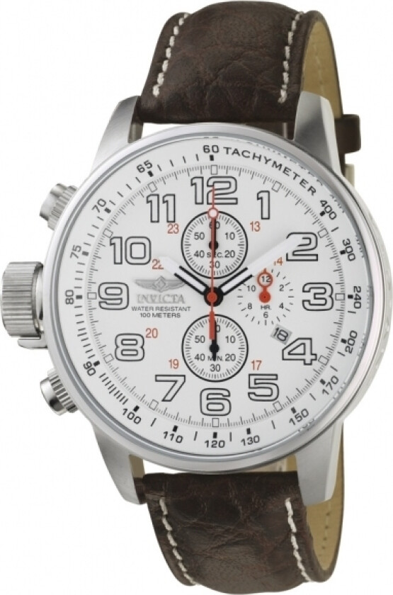 Herreklokke 2771 Force Lefty Hvit/Lær Ø46 mm
