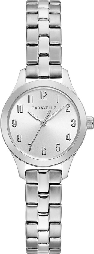 Dameklokke 43L209 Caravelle Sølvfarget/Stål Ø24 mm