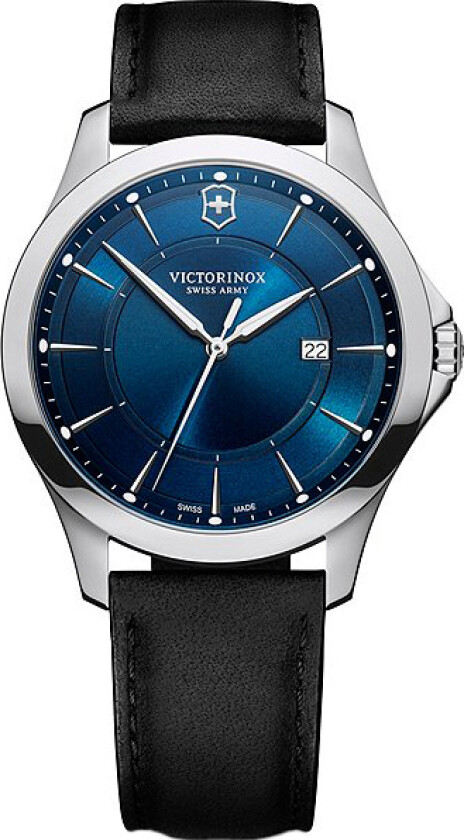 Herreklokke 241906 Alliance Blå/Lær Ø40 mm