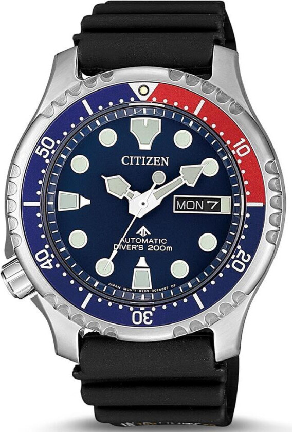 Herreklokke NY0086-16LE Promaster Blå/Gummi Ø42 mm