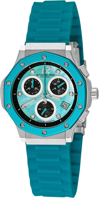 Dameklokke 180R.1116II93 Blå/Gummi Ø37.5 mm