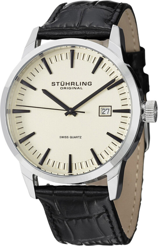 Herreklokke 555A.03 Classic Ascot Beige/Lær Ø42