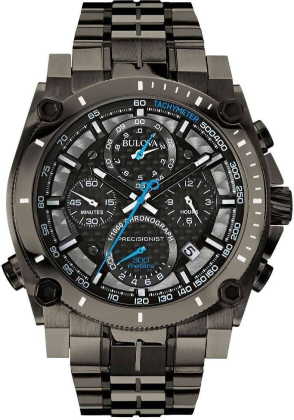 Herreklokke 98B229 Precisionist Sort/Stål Ø46.5 mm