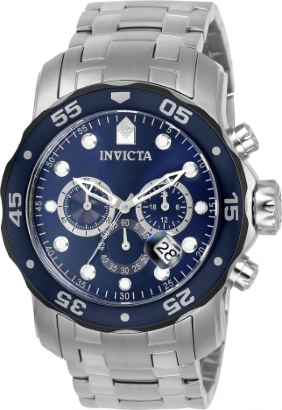 Herreklokke 80057 Pro Diver Blå/Stål Ø49 mm