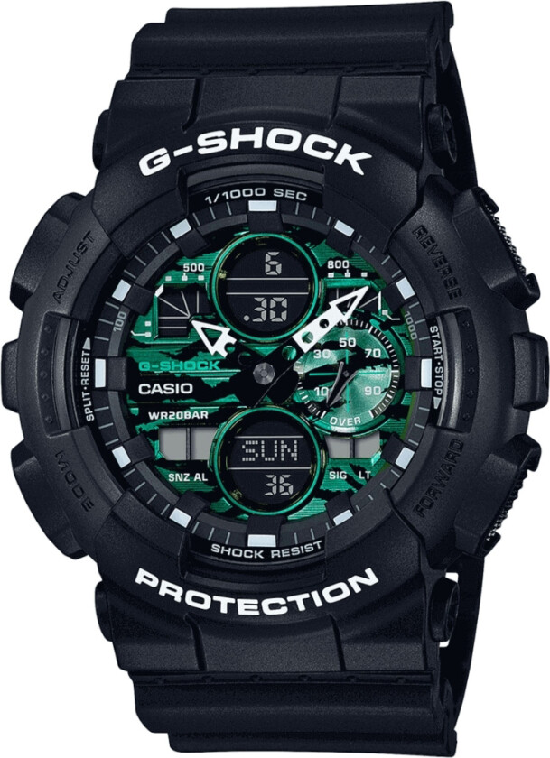 Herreklokke GA-140MG-1AER G-Shock Grønn/Resinplast Ø51.2 mm