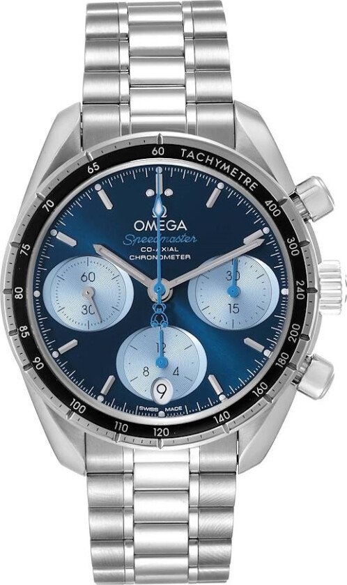 324.30.38.50.03.002 Speedmaster Chronograph 38Mm Blå/Stål
