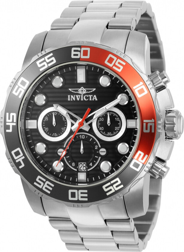 Herreklokke 22230 Pro Diver Grå/Stål Ø50 mm