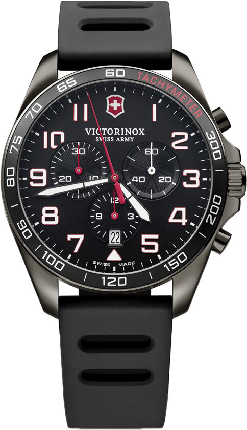 Herreklokke 241889 Sort/Gummi Ø42 mm