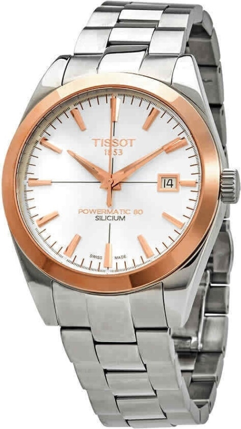 Herreklokke T927.407.41.031.00 T-Gold Sølvfarget/Stål Ø40 mm