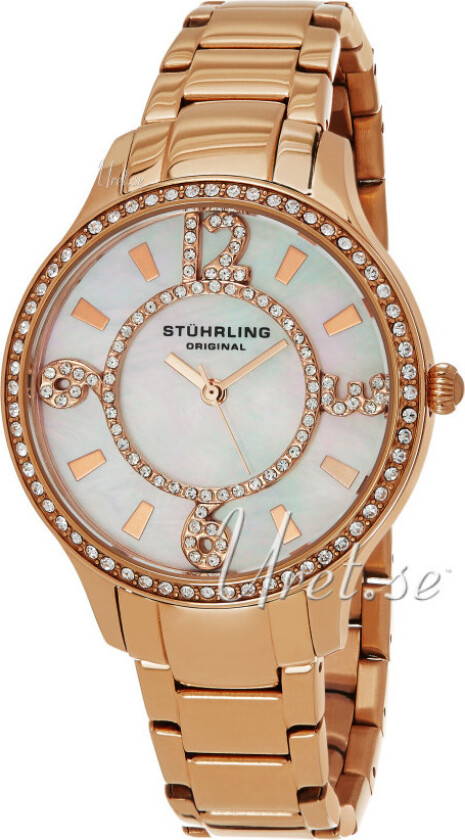 Dameklokke 559.05 Vogue Chic Hvit/Rose-gulltonet