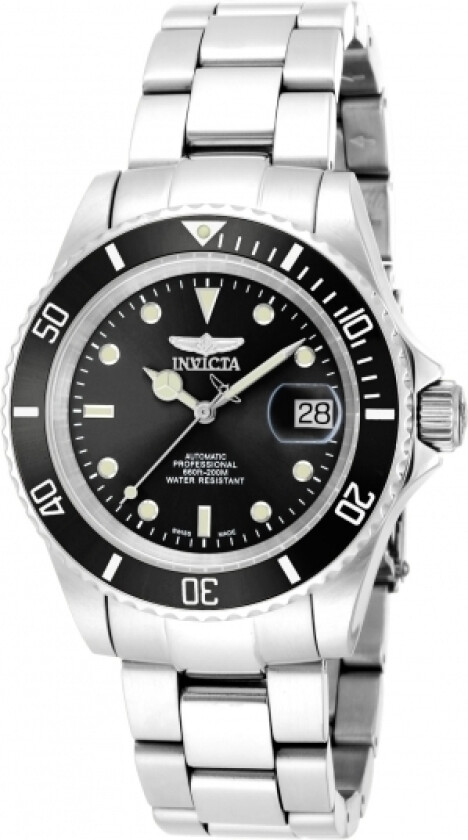 Herreklokke 9937OB Pro Diver Sort/Stål Ø40 mm