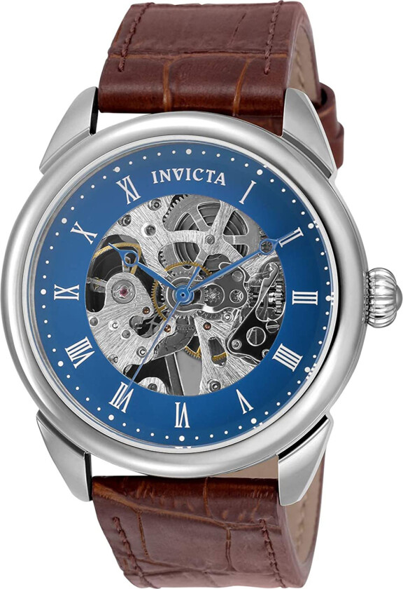 Herreklokke 30723 Specialty Blå/Lær Ø42 mm